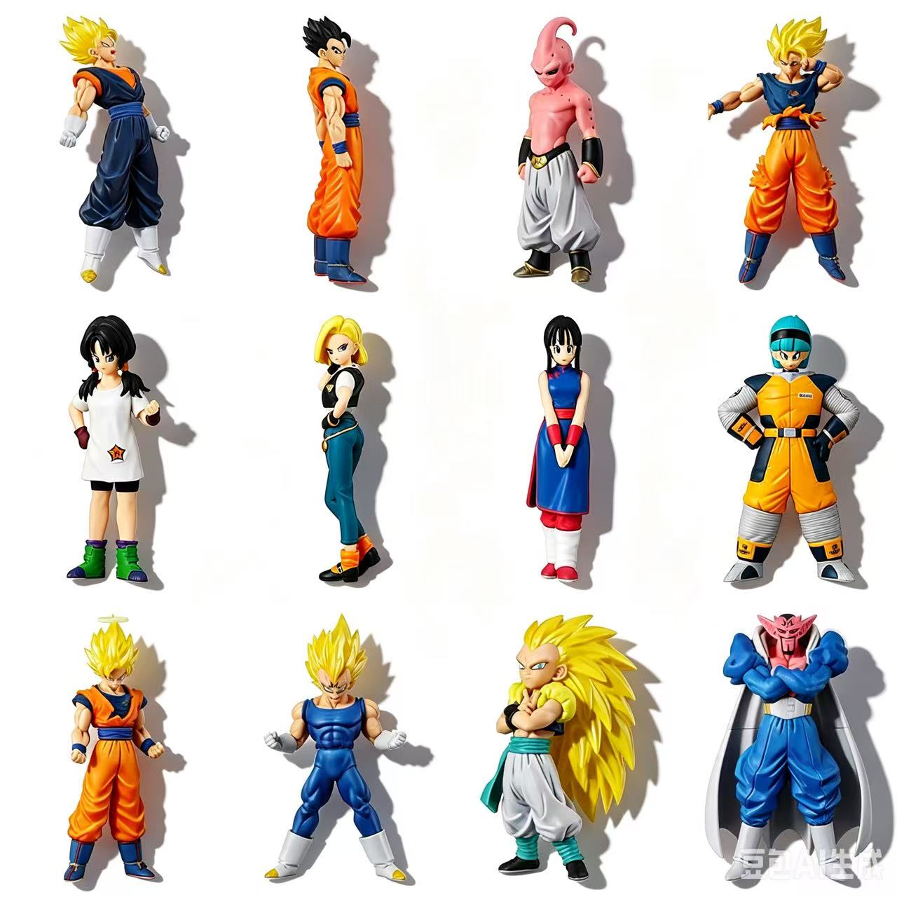 ブルマ・ビーデル・魔人ブウ・ベジータ・ゴテンクス・ダブラ・オ - Ornament Ball Set のレビューと価格