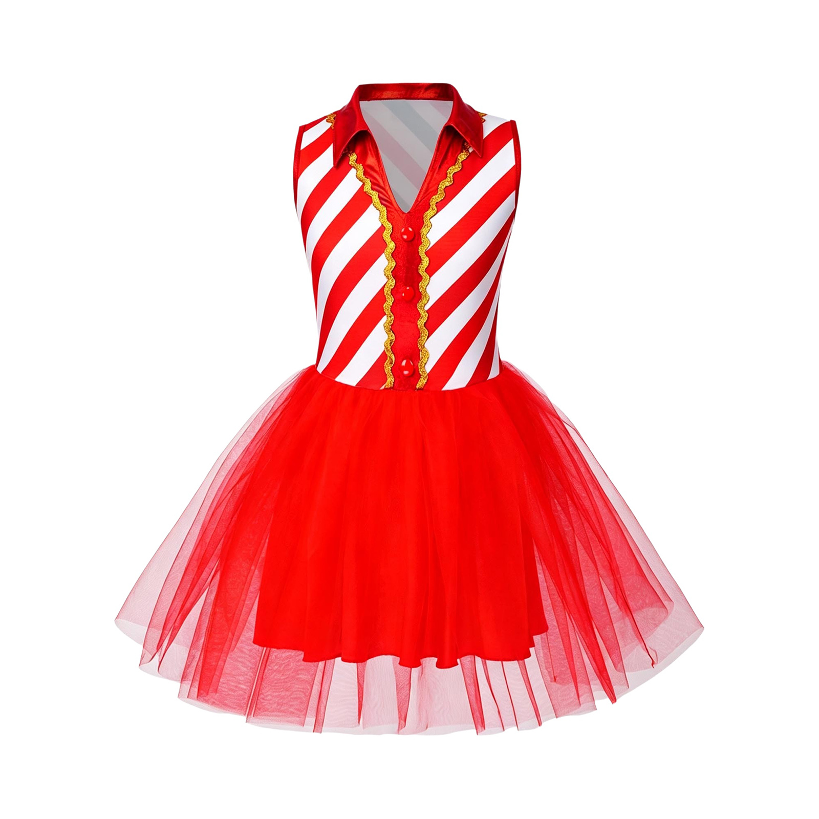 キッズガールズ クリスマスエルフ チュチュドレス バレエダン - Elf Costume Christmas のレビューと価格