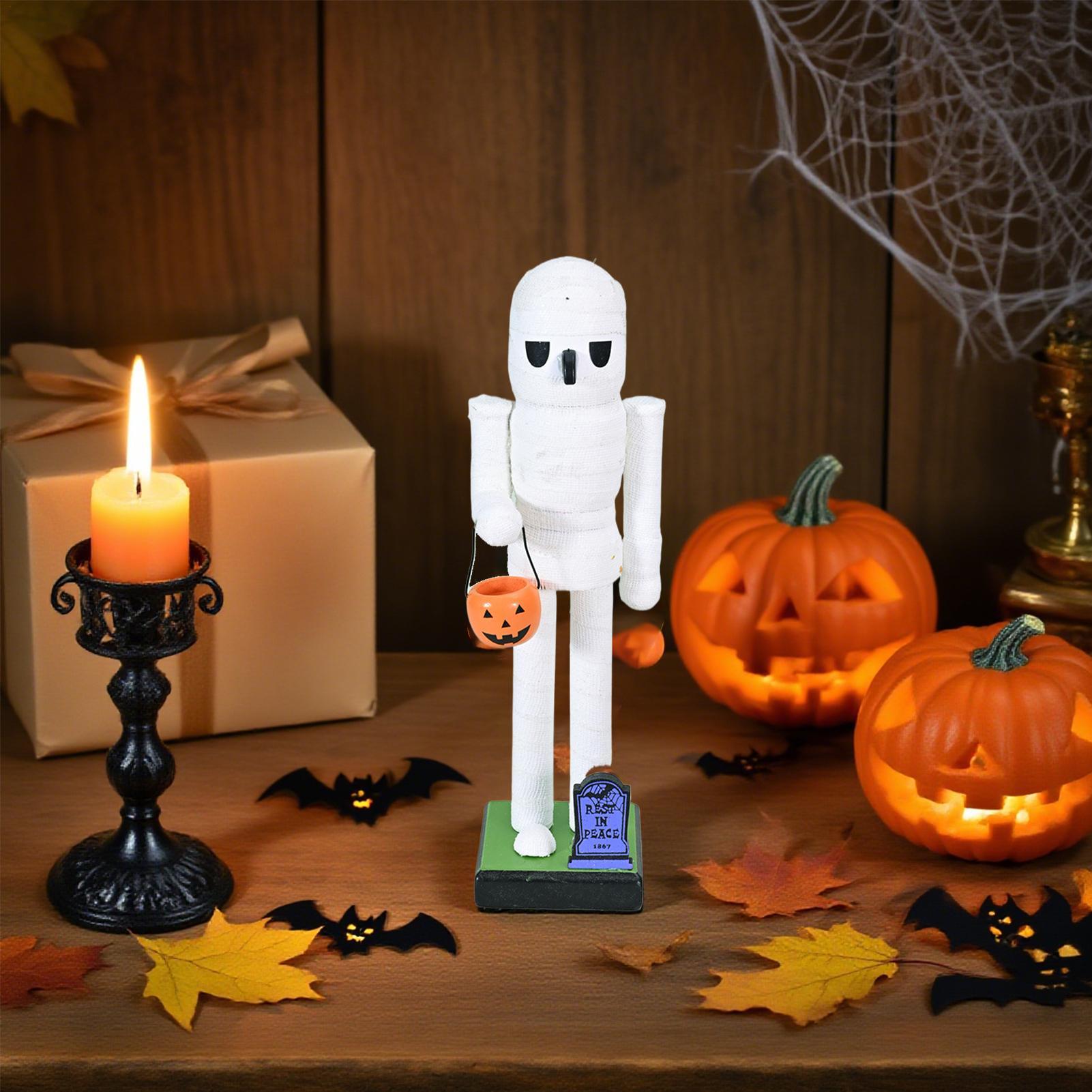 ハロウィンくるみ割り人形フィギュア木製くるみ割り人形フィギュ - Nutcracker Figurine のレビューと価格