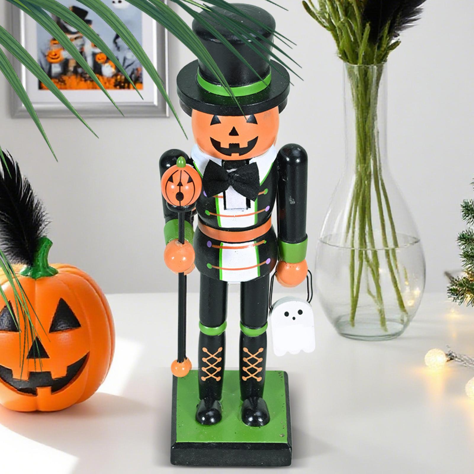 ハロウィンくるみ割り人形フィギュア木製くるみ割り人形フィギュ - Nutcracker Figurine のレビューと価格