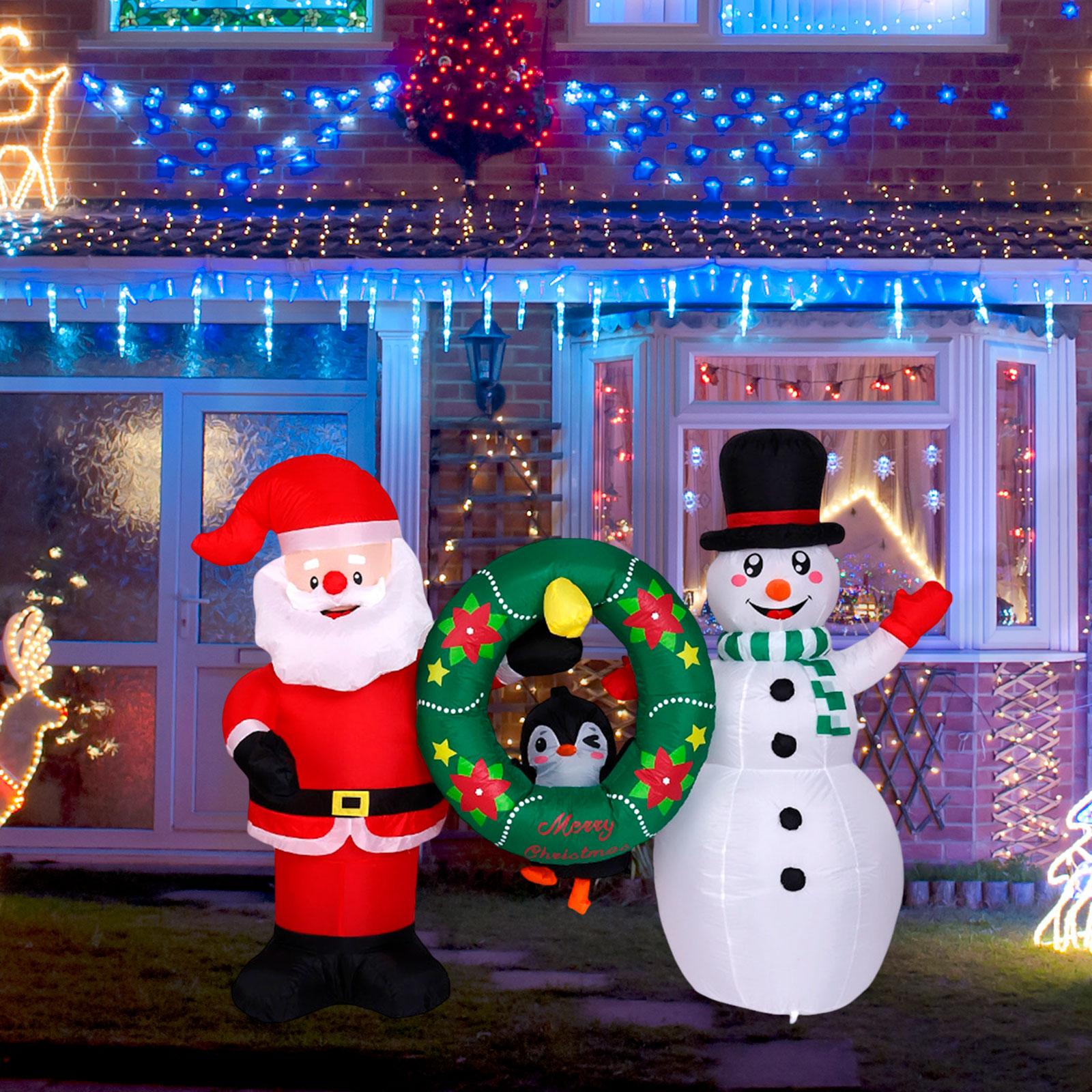 クリスマスインフレータブルデコレーション、屋外用、ライトアッ - Christmas Lights Outdoor のレビューと価格