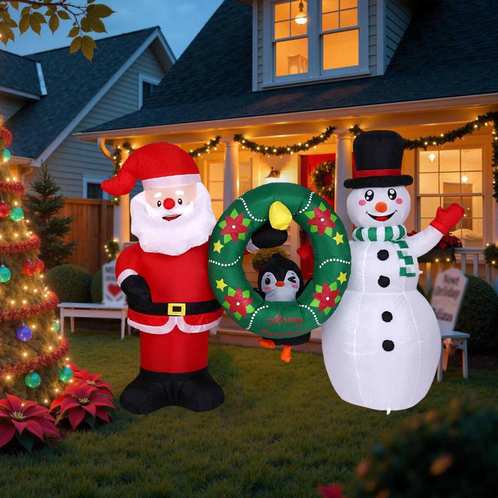 クリスマスインフレータブルデコレーション、屋外用、ライトアッ - Christmas Lights Outdoor のレビューと価格