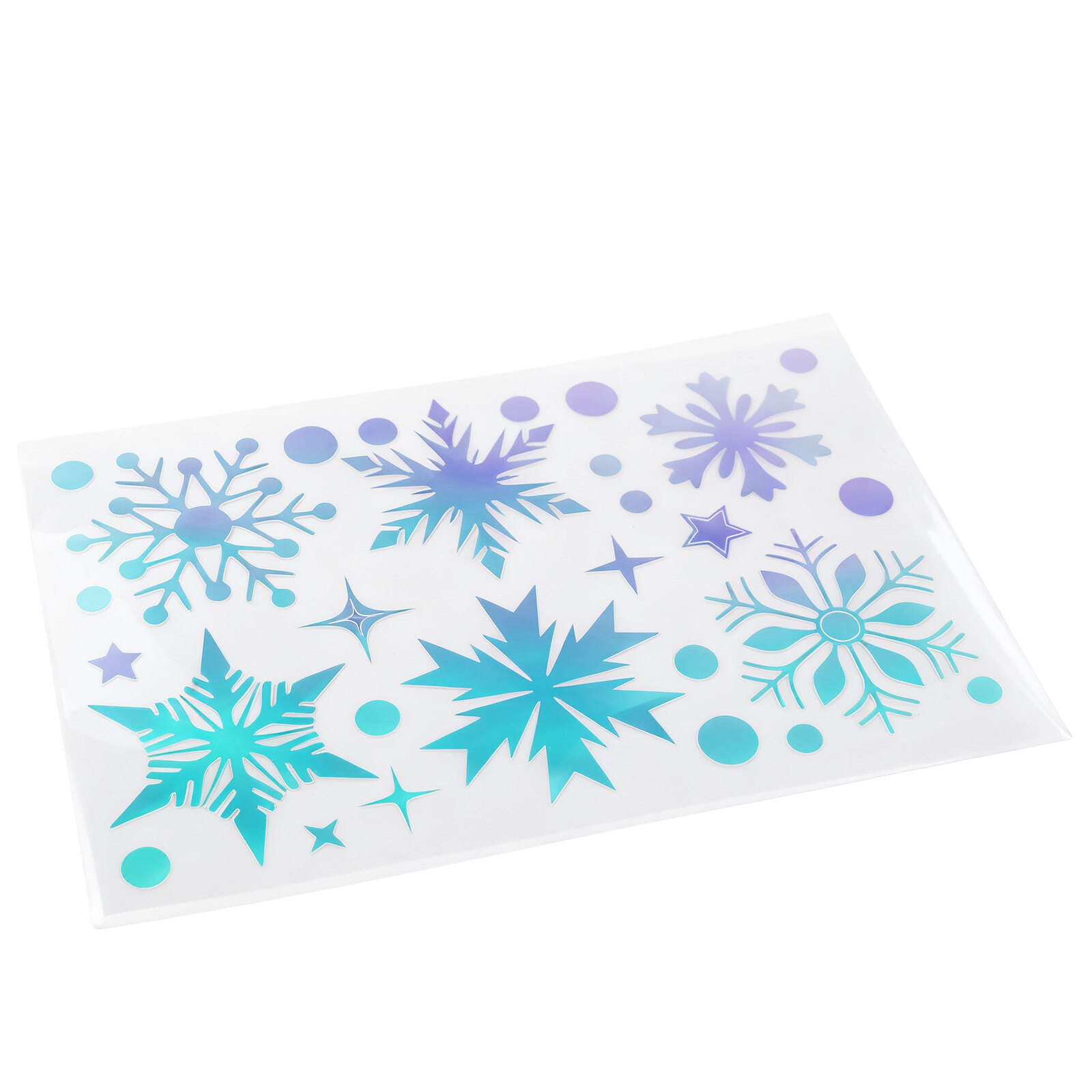 3枚入りスノーフレーククリスマスウィンドウステッカー PVC - Snowflake Window Decal のレビューと価格